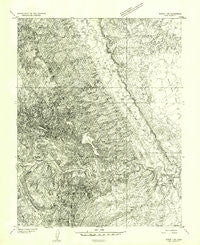 Notom 1 SW Utah Historical topographic map, 1:24000 scale, 7.5 X 7.5 Minute, Year 1952
