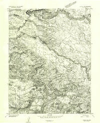 Notom 2 NE Utah Historical topographic map, 1:24000 scale, 7.5 X 7.5 Minute, Year 1952