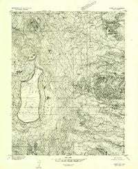 Notom 2 NW Utah Historical topographic map, 1:24000 scale, 7.5 X 7.5 Minute, Year 1952
