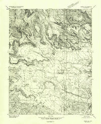 Notom 2 SW Utah Historical topographic map, 1:24000 scale, 7.5 X 7.5 Minute, Year 1952