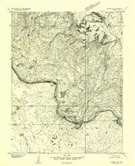 Notom 3 NW Utah Historical topographic map, 1:24000 scale, 7.5 X 7.5 Minute, Year 1952