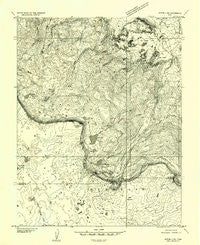 Notom 3 NW Utah Historical topographic map, 1:24000 scale, 7.5 X 7.5 Minute, Year 1952