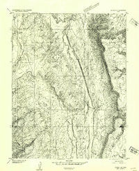 Notom 4 NE Utah Historical topographic map, 1:24000 scale, 7.5 X 7.5 Minute, Year 1952
