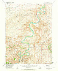 Nutters Hole Utah Historical topographic map, 1:62500 scale, 15 X 15 Minute, Year 1953