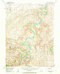 Nutters Hole Utah Historical topographic map, 1:62500 scale, 15 X 15 Minute, Year 1953
