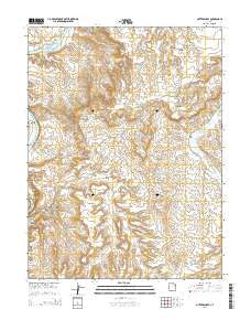 Nutters Hole Utah Current topographic map, 1:24000 scale, 7.5 X 7.5 Minute, Year 2014