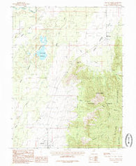 Oak City North Utah Historical topographic map, 1:24000 scale, 7.5 X 7.5 Minute, Year 1985