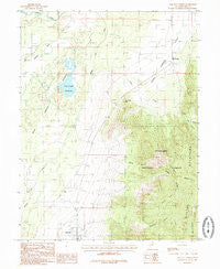 Oak City North Utah Historical topographic map, 1:24000 scale, 7.5 X 7.5 Minute, Year 1985