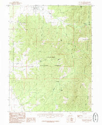 Oak City South Utah Historical topographic map, 1:24000 scale, 7.5 X 7.5 Minute, Year 1985