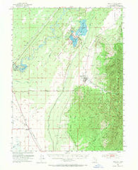 Oak City Utah Historical topographic map, 1:62500 scale, 15 X 15 Minute, Year 1951