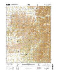 Oak City South Utah Current topographic map, 1:24000 scale, 7.5 X 7.5 Minute, Year 2014