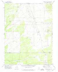 Observation Knoll Utah Historical topographic map, 1:24000 scale, 7.5 X 7.5 Minute, Year 1971