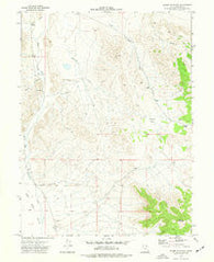 Ochre Mountain Utah Historical topographic map, 1:24000 scale, 7.5 X 7.5 Minute, Year 1973