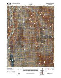 Ochre Mountain Utah Historical topographic map, 1:24000 scale, 7.5 X 7.5 Minute, Year 2010