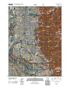 Ogden Utah Historical topographic map, 1:24000 scale, 7.5 X 7.5 Minute, Year 2011