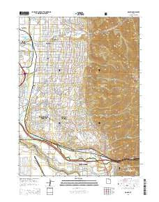 Ogden Utah Current topographic map, 1:24000 scale, 7.5 X 7.5 Minute, Year 2014