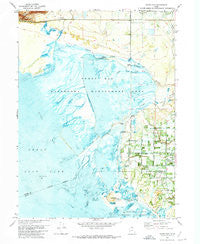 Ogden Bay Utah Historical topographic map, 1:24000 scale, 7.5 X 7.5 Minute, Year 1972