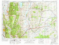 Ogden Utah Historical topographic map, 1:250000 scale, 1 X 2 Degree, Year 1954