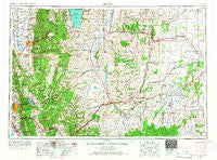 Ogden Utah Historical topographic map, 1:250000 scale, 1 X 2 Degree, Year 1954