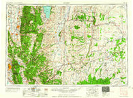 Ogden Utah Historical topographic map, 1:250000 scale, 1 X 2 Degree, Year 1960