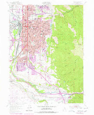 Ogden Utah Historical topographic map, 1:24000 scale, 7.5 X 7.5 Minute, Year 1955