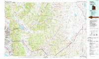 Ogden Utah Historical topographic map, 1:100000 scale, 30 X 60 Minute, Year 1986