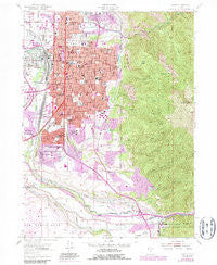 Ogden Utah Historical topographic map, 1:24000 scale, 7.5 X 7.5 Minute, Year 1955