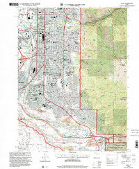 Ogden Utah Historical topographic map, 1:24000 scale, 7.5 X 7.5 Minute, Year 1998