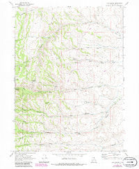 Old Canyon Utah Historical topographic map, 1:24000 scale, 7.5 X 7.5 Minute, Year 1969
