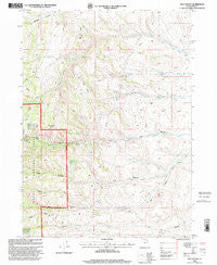 Old Canyon Utah Historical topographic map, 1:24000 scale, 7.5 X 7.5 Minute, Year 1998