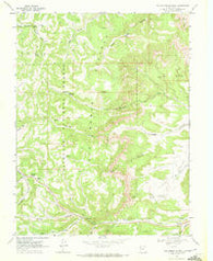 Old Woman Plateau Utah Historical topographic map, 1:24000 scale, 7.5 X 7.5 Minute, Year 1968