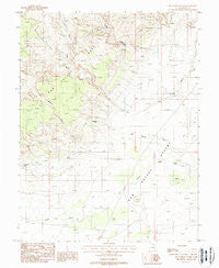 Old Woman Wash Utah Historical topographic map, 1:24000 scale, 7.5 X 7.5 Minute, Year 1988