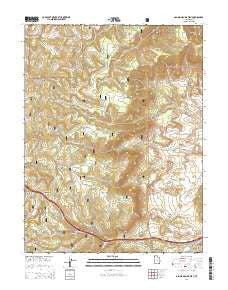 Old Woman Plateau Utah Current topographic map, 1:24000 scale, 7.5 X 7.5 Minute, Year 2014