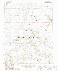 Oljeto Utah Historical topographic map, 1:24000 scale, 7.5 X 7.5 Minute, Year 1987
