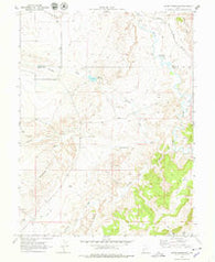 Olsen Reservoir Utah Historical topographic map, 1:24000 scale, 7.5 X 7.5 Minute, Year 1969
