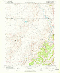 Olsen Reservoir Utah Historical topographic map, 1:24000 scale, 7.5 X 7.5 Minute, Year 1969