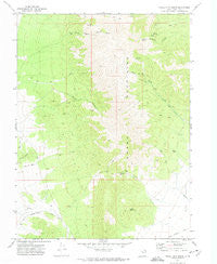 Onaqui Mts South Utah Historical topographic map, 1:24000 scale, 7.5 X 7.5 Minute, Year 1971
