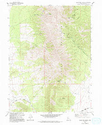 Onaqui Mts South Utah Historical topographic map, 1:24000 scale, 7.5 X 7.5 Minute, Year 1993
