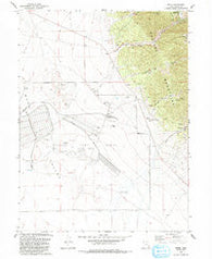 Ophir Utah Historical topographic map, 1:24000 scale, 7.5 X 7.5 Minute, Year 1993