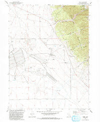 Ophir Utah Historical topographic map, 1:24000 scale, 7.5 X 7.5 Minute, Year 1993