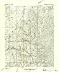Orderville Canyon NE Utah Historical topographic map, 1:24000 scale, 7.5 X 7.5 Minute, Year 1957