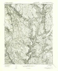 Orderville Canyon NW Utah Historical topographic map, 1:24000 scale, 7.5 X 7.5 Minute, Year 1954