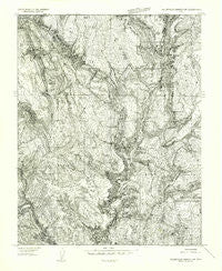 Orderville Canyon NW Utah Historical topographic map, 1:24000 scale, 7.5 X 7.5 Minute, Year 1954
