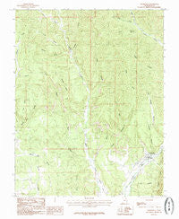 Orderville Utah Historical topographic map, 1:24000 scale, 7.5 X 7.5 Minute, Year 1985