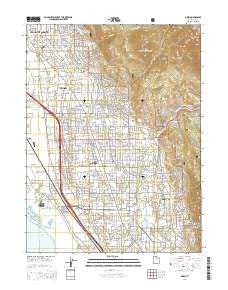 Orem Utah Current topographic map, 1:24000 scale, 7.5 X 7.5 Minute, Year 2014
