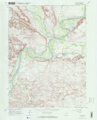 Ouray Utah Historical topographic map, 1:24000 scale, 7.5 X 7.5 Minute, Year 1964