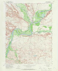 Ouray Utah Historical topographic map, 1:24000 scale, 7.5 X 7.5 Minute, Year 1964