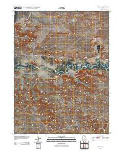 Ouray SE Utah Historical topographic map, 1:24000 scale, 7.5 X 7.5 Minute, Year 2011