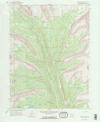 Oweep Creek Utah Historical topographic map, 1:24000 scale, 7.5 X 7.5 Minute, Year 1967