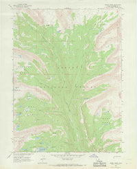 Oweep Creek Utah Historical topographic map, 1:24000 scale, 7.5 X 7.5 Minute, Year 1967